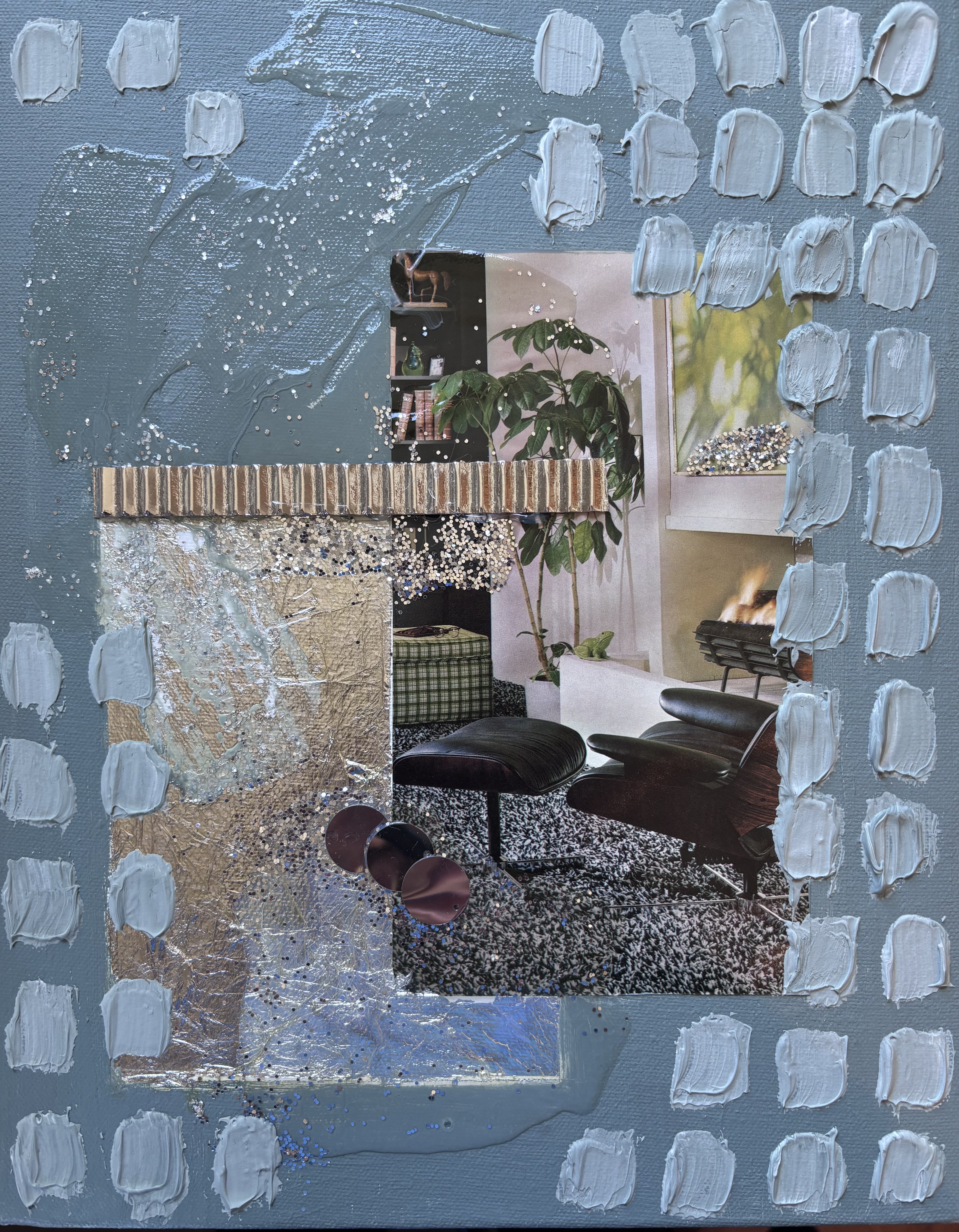 Painting and collage