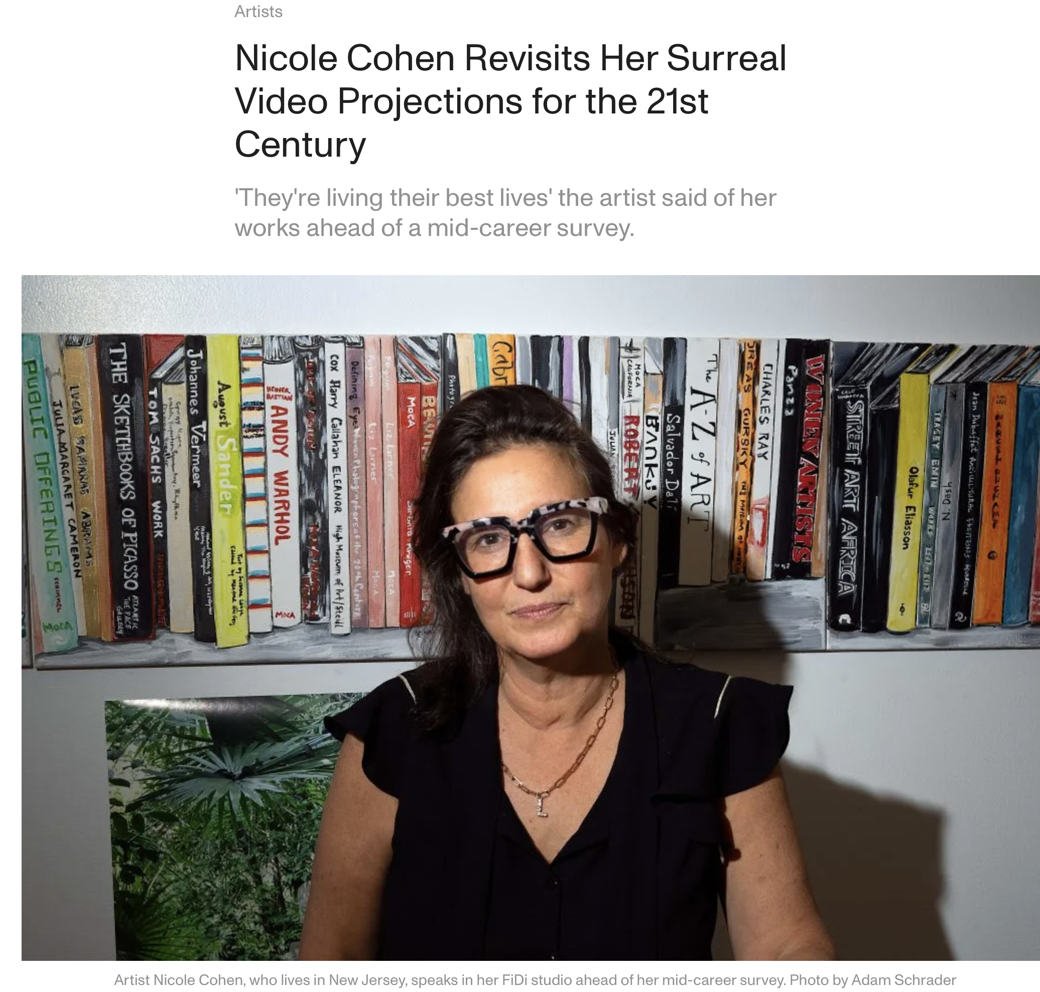 Nicole Cohen Revisits Her Surreal Video Projections for the 21st Century - artnet