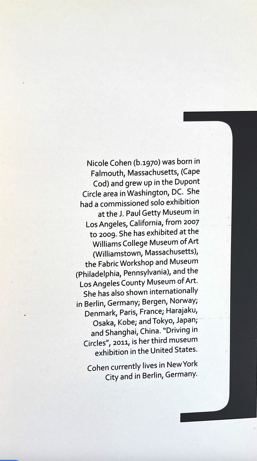 Driving in Circles catalog page