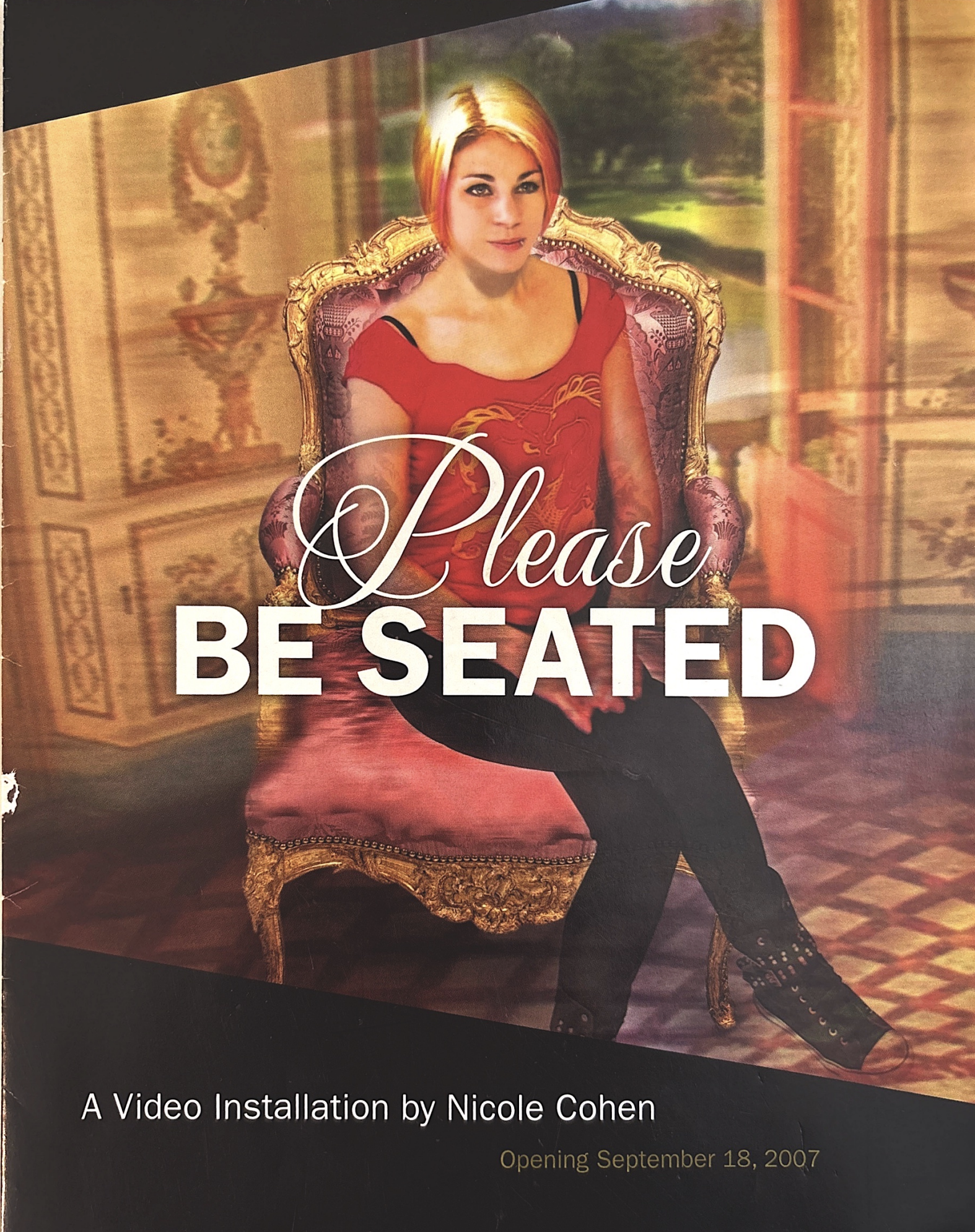 Please Be Seated brochure cover